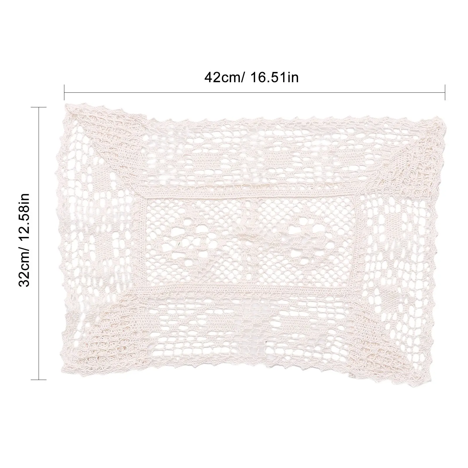 الدانتيل الكروشيه الريفية بسيطة القطن صور الدعائم قابل للغسل قابلة لإعادة الاستخدام المنزل الدانتيل غطاء الطاولة مفرش المائدة ديكور مفرش المائدة