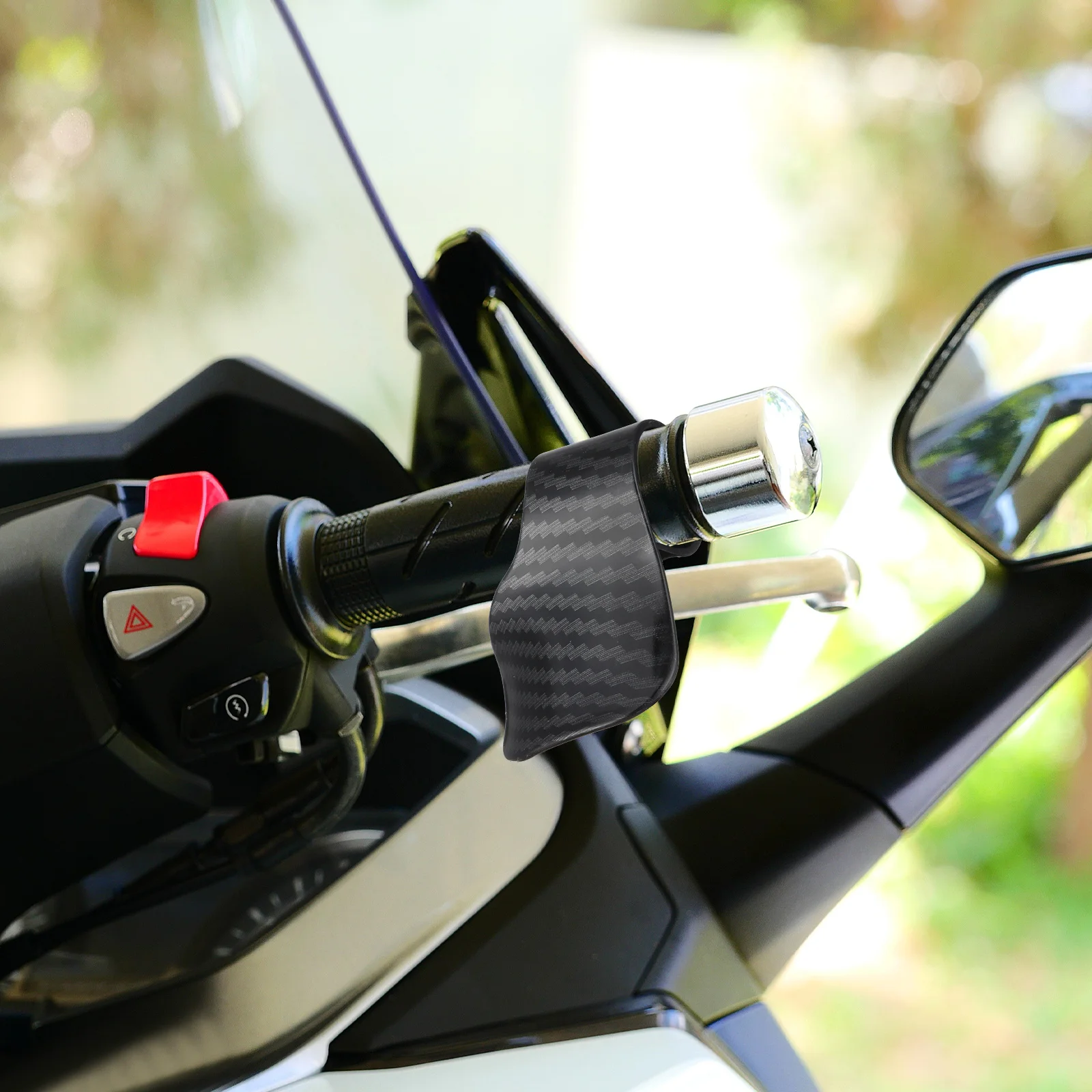 

2Pcs Motorcycle Throttle Clamp Black Ergonomic Design Energy Saver Reduce Hand Load Long Distance Riding Accelerator Booster