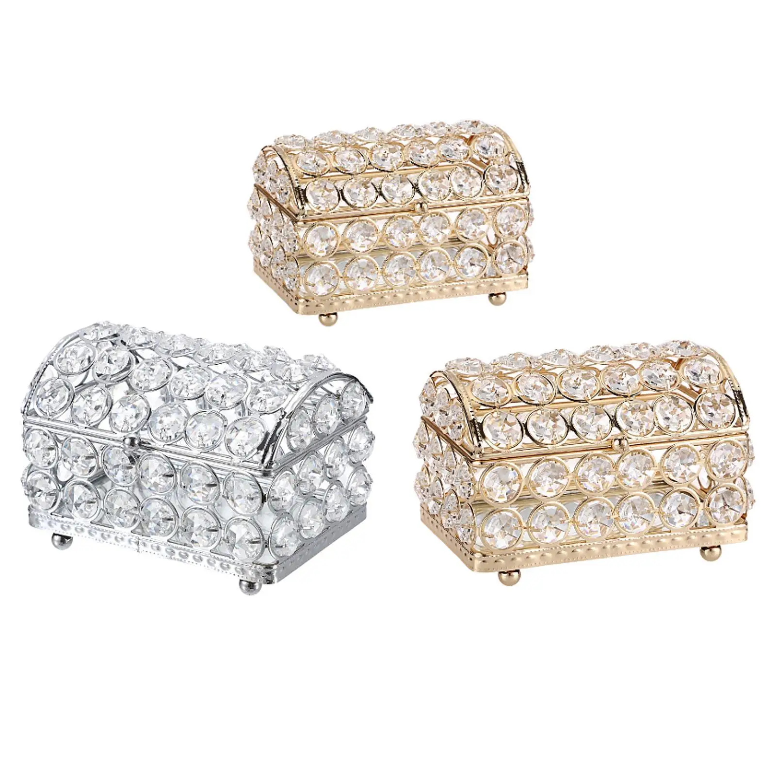 

Jewelry Holder Case Rings Storage Box for Brooches Necklaces Stud Earrings