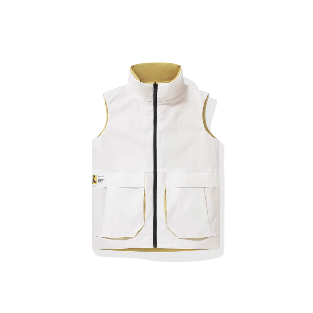 

New Vest Double-sided Casual Work Clothes Vest Vest Vest Solid Color Thin Wear Simple Vest On Both Sides