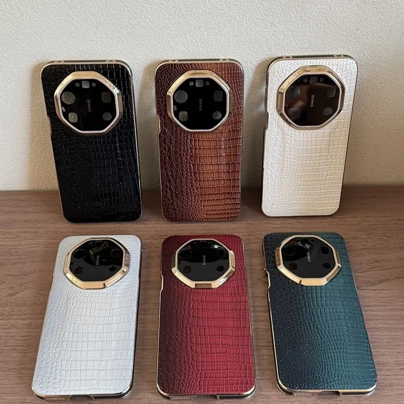 

Retro Solid Color Leather Phone Case for Huawei Mate 80 Pro Max/60 70 Pro+ with Protective Cover