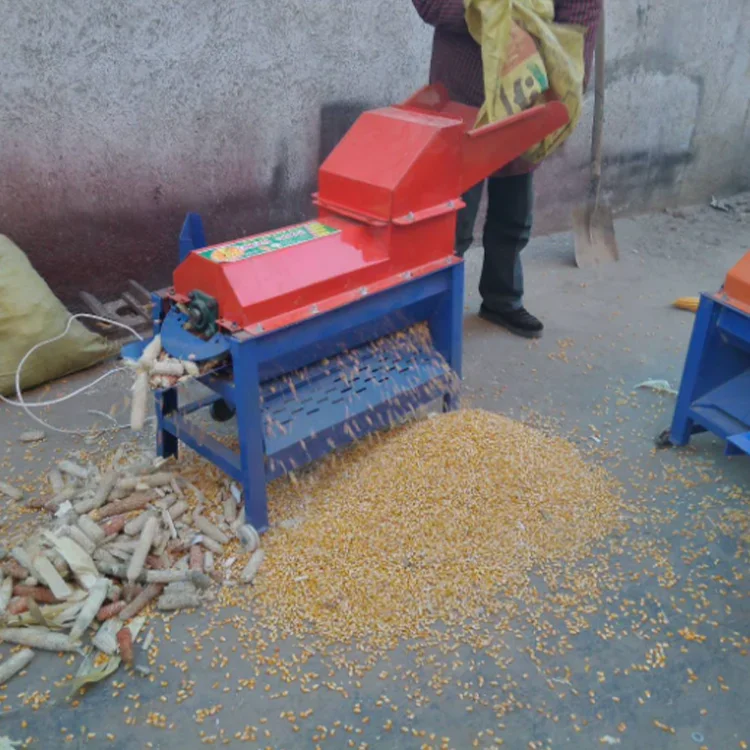 Farm threshing machine maize thresher diesel engine corn sheller