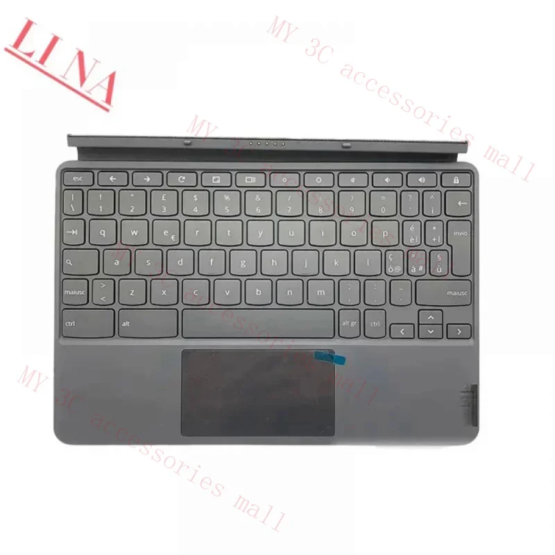 Imagem -06 - Teclado para Lenovo Ct-x636f Ideapad Duet Chromebook 10.1 Tablet Teclado jp Eua fr gr nd ca it uk Layout Suporte Capa Case