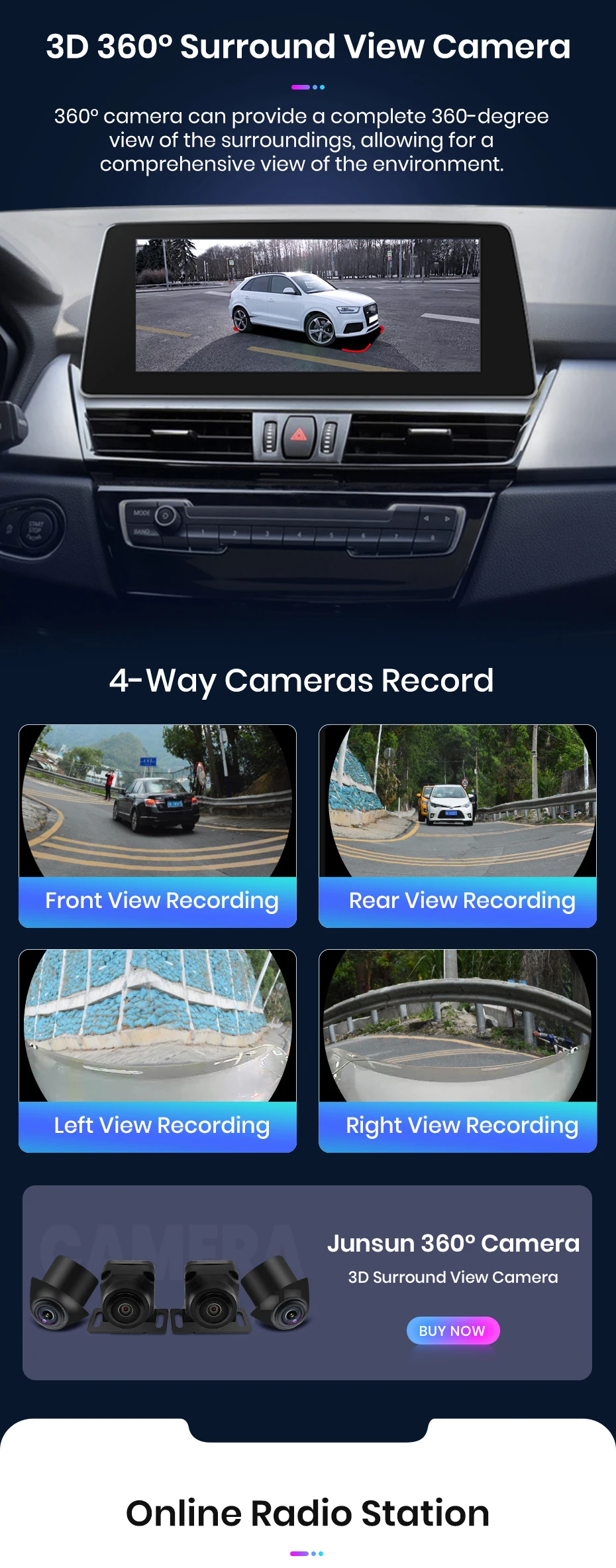 Junsun 8,8 zoll carplay für apple autoradio multimedia für bmw f45 f46 f87 2012-2018 nbt evo wireless android auto gps stereo – Detail 11