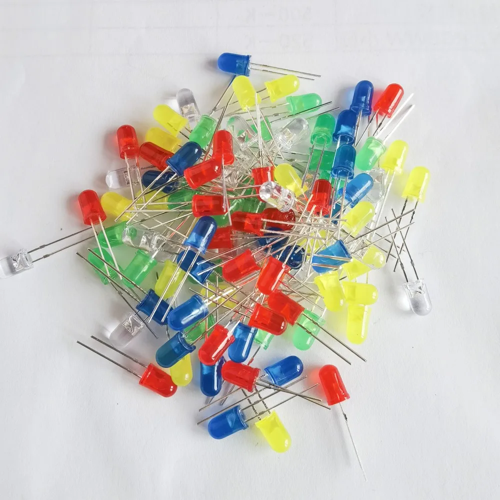 100 قطعة F3 F5 DIP LED الأخضر أحمر أصفر الأرجواني الأزرق الدافئة الأبيض البرتقال السوبر مشرق 5 مللي متر 3 مللي متر عالية الجودة حبة الخفيفة البعث ديود