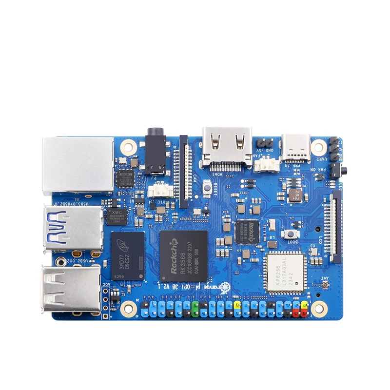 

Orange Pi 3B 2 ГБ Ram LPDDR4 Rockchip RK3566 Мини-ПК WiFi5 + BT5.0 BLE M2 SSD Одноплатный компьютер Orangepi3B Макетная плата