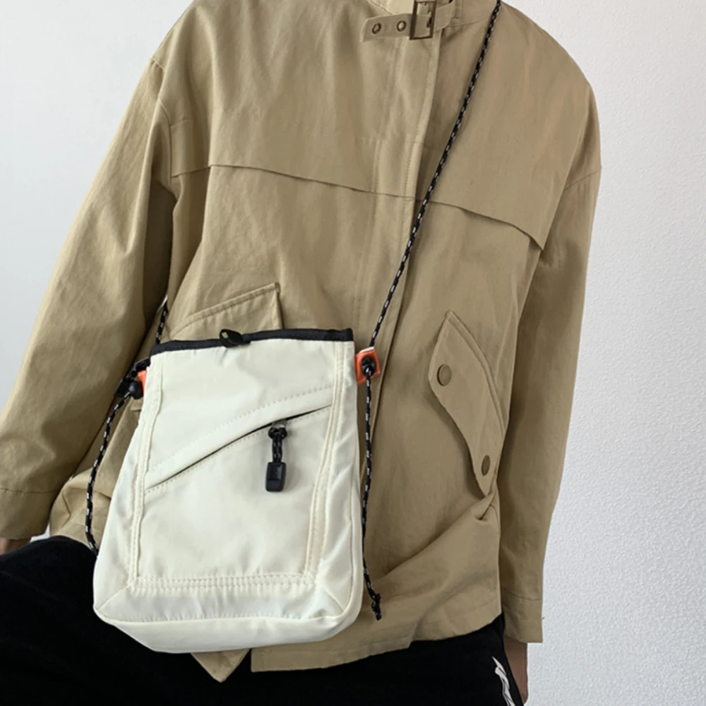Mini Waterproof Messenger Bag Square Bag Mobile Phone Bag Mini Casual Mobile Phone Unisex Travel Square Handbag Shoulder Bag