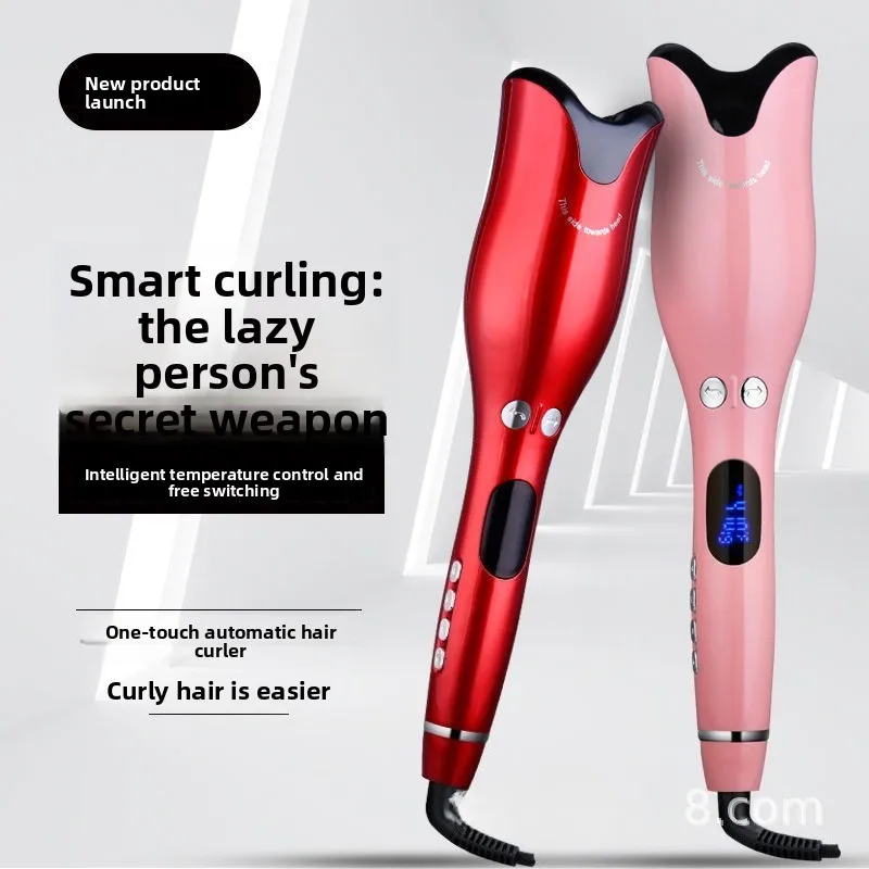 

Automatic Rotating Hair Curler, Anti-damage Curling Barrel for Lazy Styling