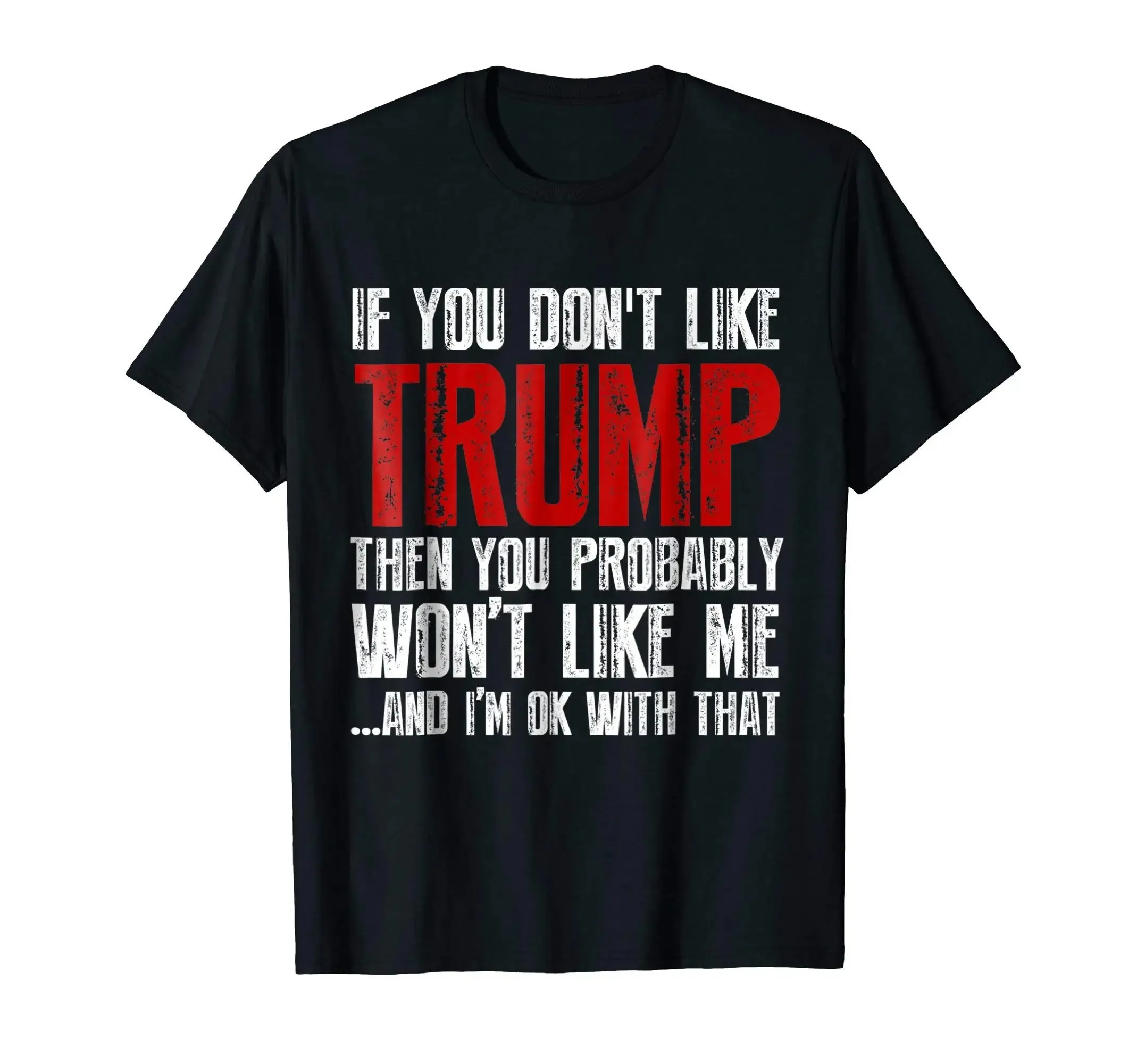 Trump T-Shirt Ultra Maga Proud Anti Biden US Flag Pro Trump 2024 Election T-Shirt For Men Women T Shirt Men Tops Cotton Tees