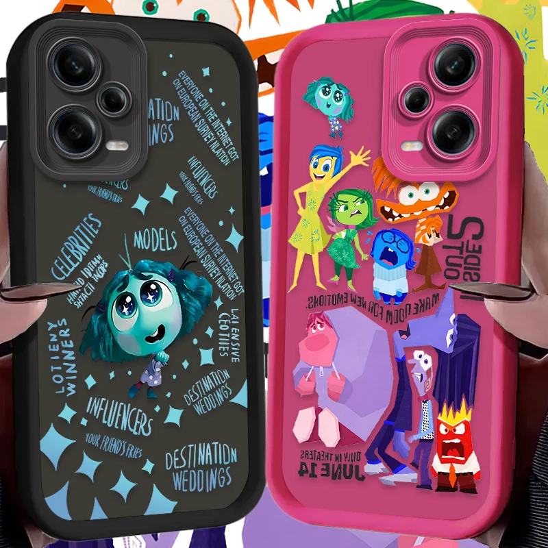 Disney Inside Out 2 Phone Case for Xiaomi Redmi Note 13 12 11 Pro Plus 4G 5G 12S 11S 10S 10 9 9S 8 12C 13C A3 Soft Silicone Capa