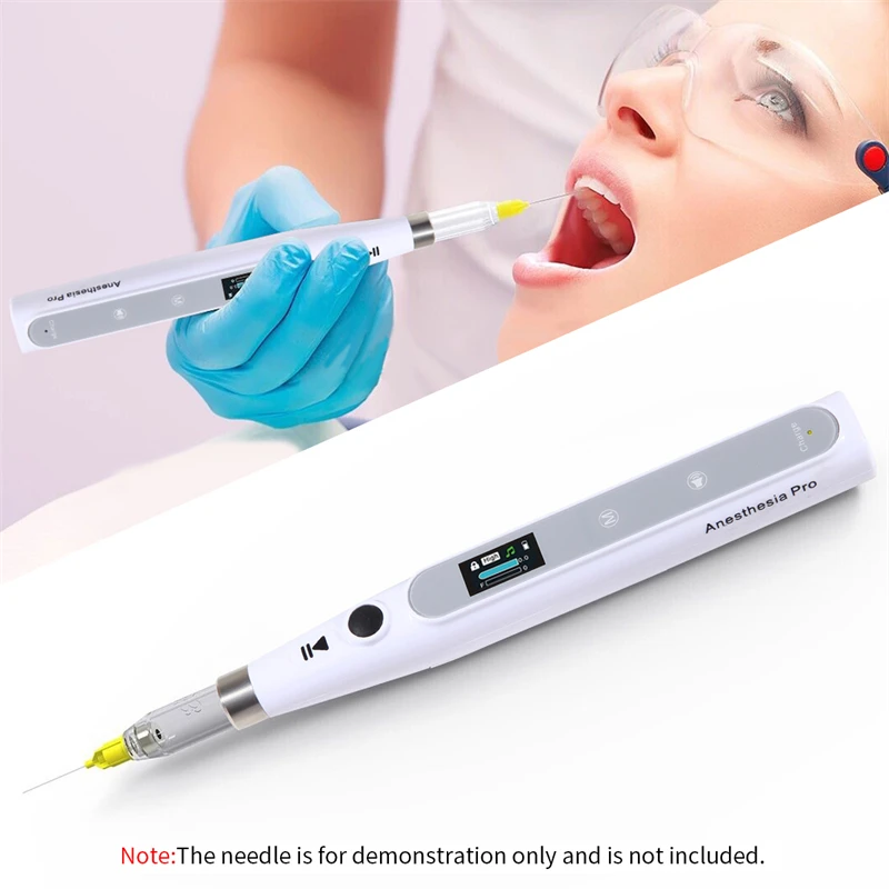 Dental Professional Painless Oral Local Anesthesia Device LCD display Sensor Switch With Dose Tone For Dentist fit Woodpecker