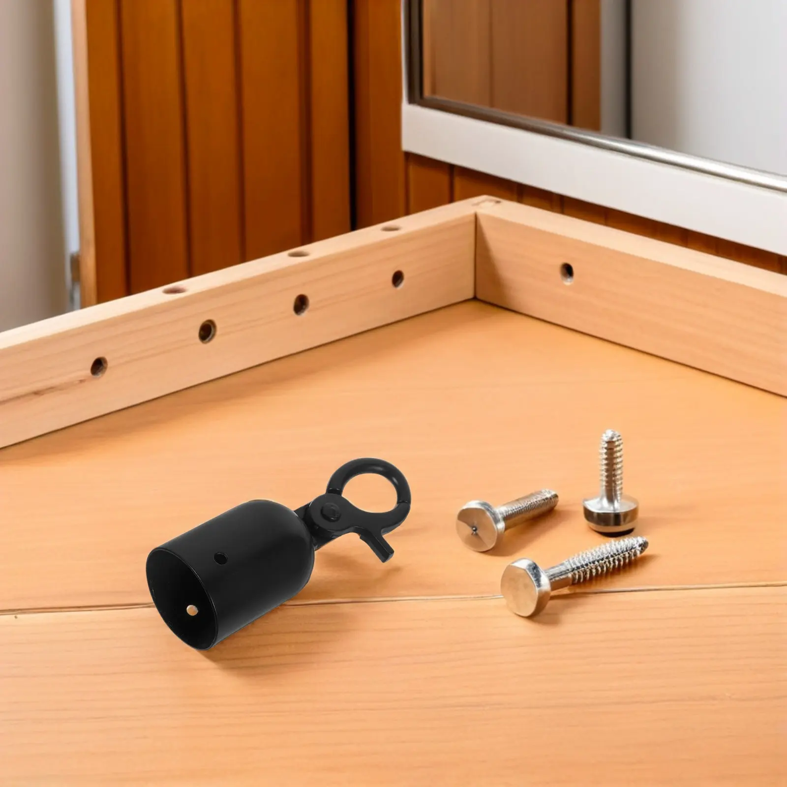 4Pcs Rope End Hook Zinc Alloy Heavy Duty Barrier Connector Safety Crowd Control Rope Fittings for Queue Management