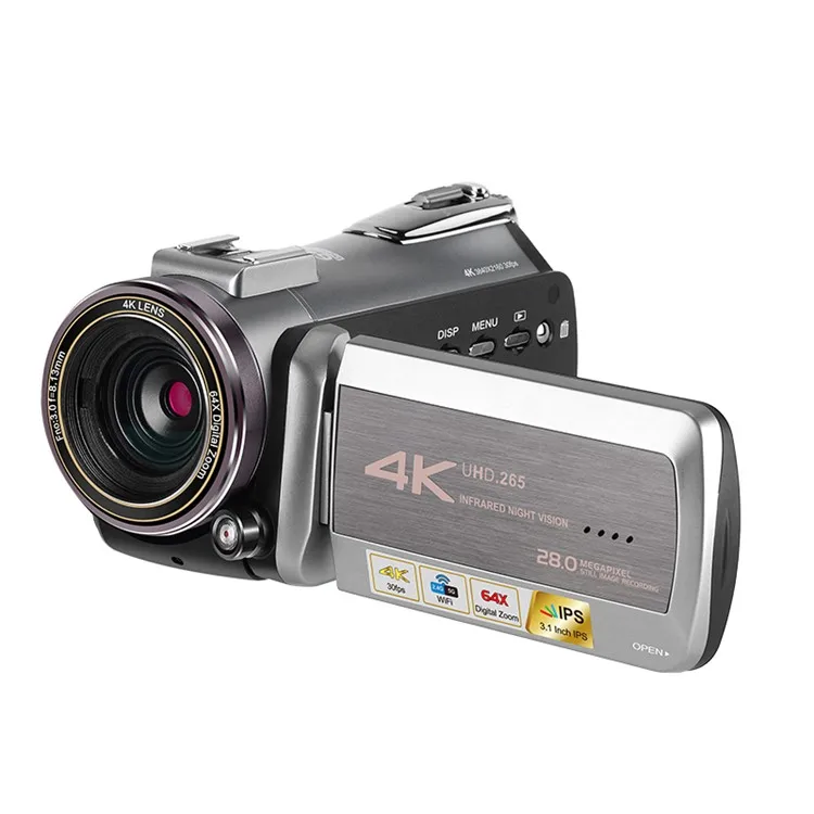 4K Live Streaming Digital Video Camera AZ50 13MP 64X Zoom Professional Camcorder with WiFi Face Capture Vlog Camera 4K HD