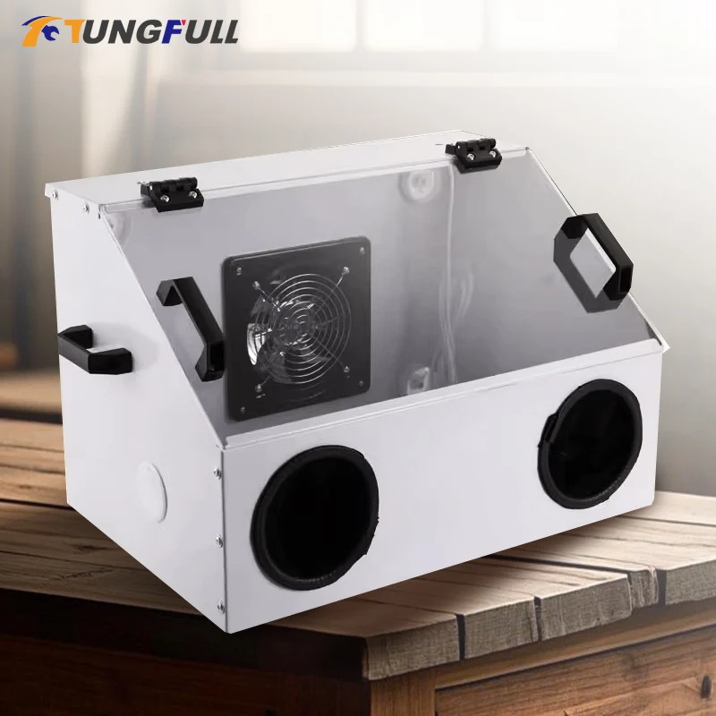 Table Grinder Dust Box Grinding Polishing Box Lapping Protector Sandblasting Dust-proof Electric Grinding Spray Paint Dust Cover