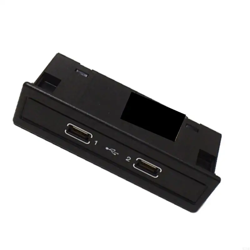 M76E A2058200326 USB Media Input Panel for W205 X253 W213 Center Console 2-Port Access Repair with Factory Faceplate and Port