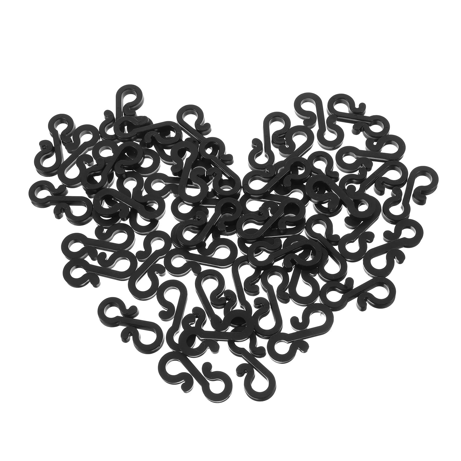 

50Pcs Christmas Tree Light Clips Plastic S Hooks Outdoor String Light Hangers Gutter Clips for Holiday Decoration