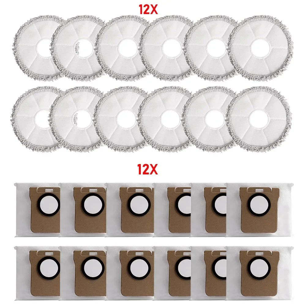 Tampons de nettoyage pour aspirateur Xiaomi X20 Plus/X10 Plus/X20 Max /X10+, pour Dreame L10 Ultra /S10/S10 Pro, pièces de rechange