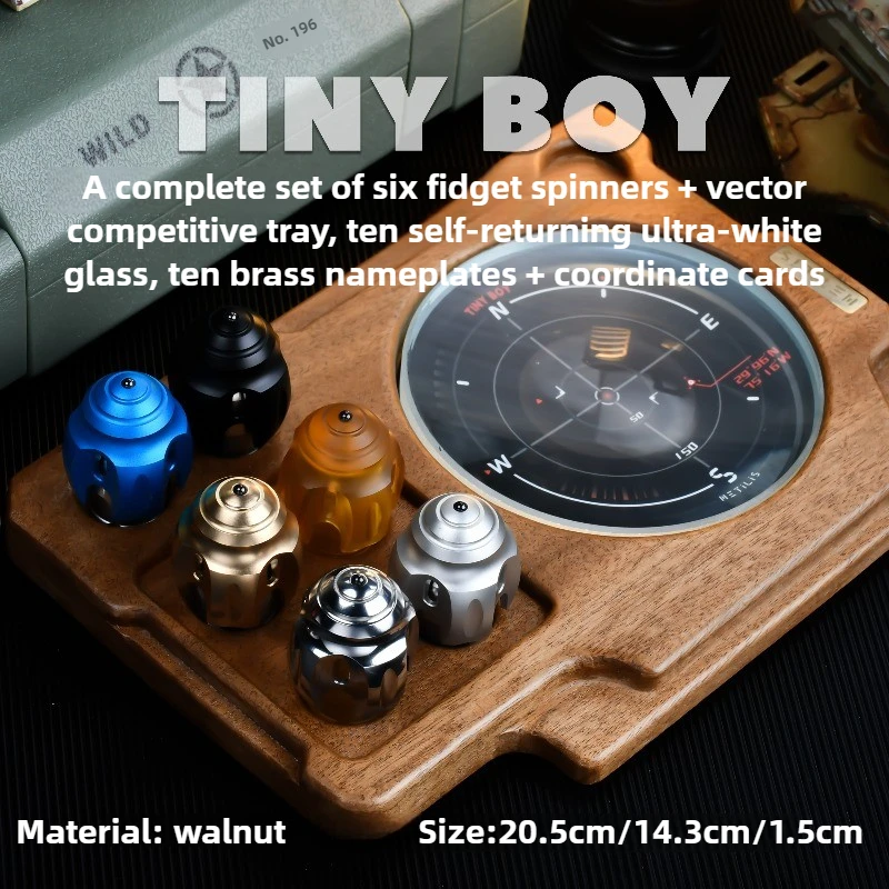 METILISEDC Kleine jongen mechanische metalen vinger fidget gyroscoop decompressie desktop speelgoed