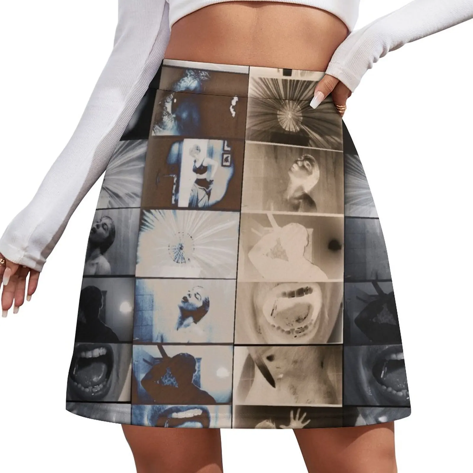 

Psycho Shower Scene, Gray Pattern, Officially Licensed Fan Art Mini Skirt shorts Clothing female elegant dresses for women