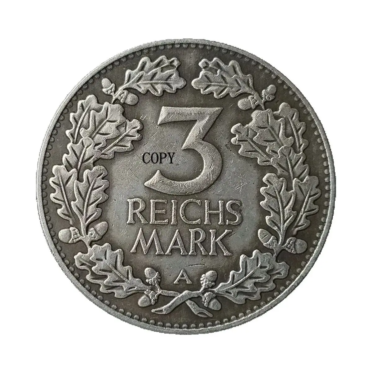 استنساخ ألمانيا 3 Reichsmark 1931-1933 عملة تذكارية مزخرفة مطلية بالفضة