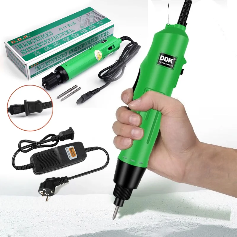 

2026 AC110V-220V DC Electric Screwdriver Industrial Grade High Speed Electric Batch Electric Screwdriver Adjust Torque Speed