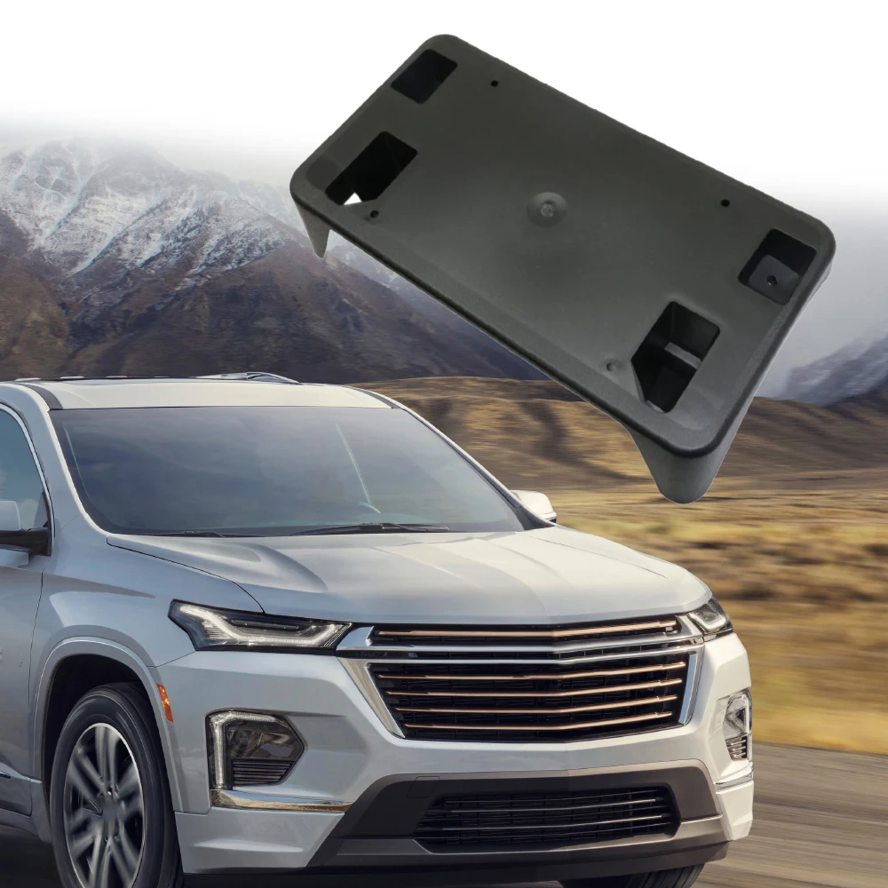 

84282822 GM1068196 For Chevrolet Traverse 2019 2020 2021 Car front bumper license plate frame bracket 4 Screws Car accessories