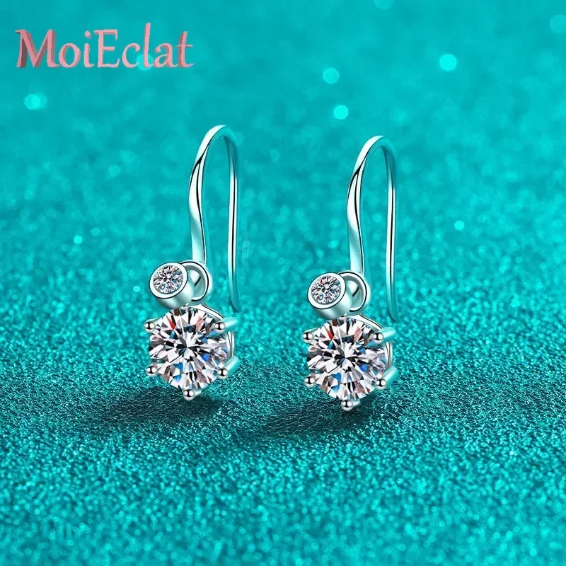 

Роскошные серьги-капли с бриллиантами 1,12/2,12/4,12 карата для женщин, элегантные платиновые серьги Pt950, ювелирные изделия, свадебные серьги в подарок