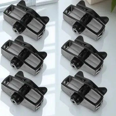 

6pcs Fence Tensioner Tools Cable Tightener Steel Wire Rope Heavy Duty Black Garden Fencing Line Wire Plastic Rope Tensioners