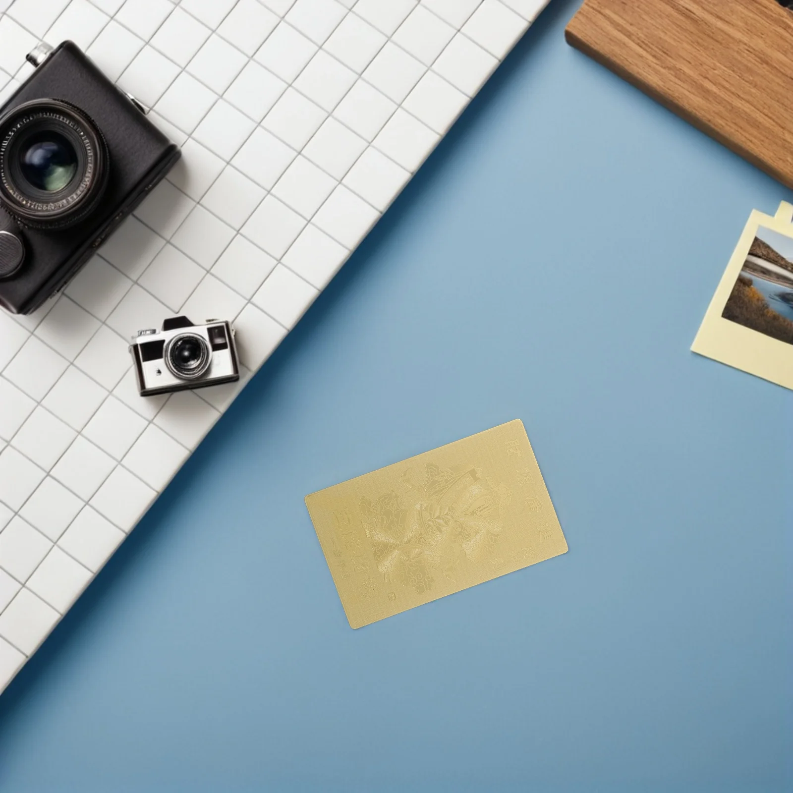 

4pcs Chinese Wealth God Copper Cards Feng Shui Amulet For Luck Protection Success 2026 Lunar Year Decor Good Luck Charm