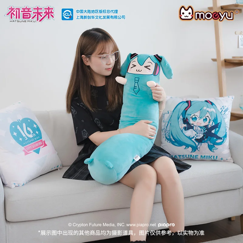 Original Moeyu Hatsune Miku Long Pillow Anime Dakimakura Back Cushion Vocaloid Cosplay Plush Hug Pillows Cute Cushions New