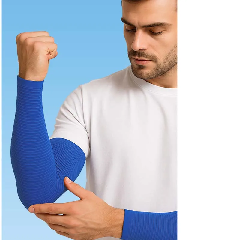 

Summer New Knitted Sun-Proof Ice Silk Sleeve Female Outdoor Driving Cycling Golf Anti-Slip Anti-Ultraviolet Quick-Drying Sleeve