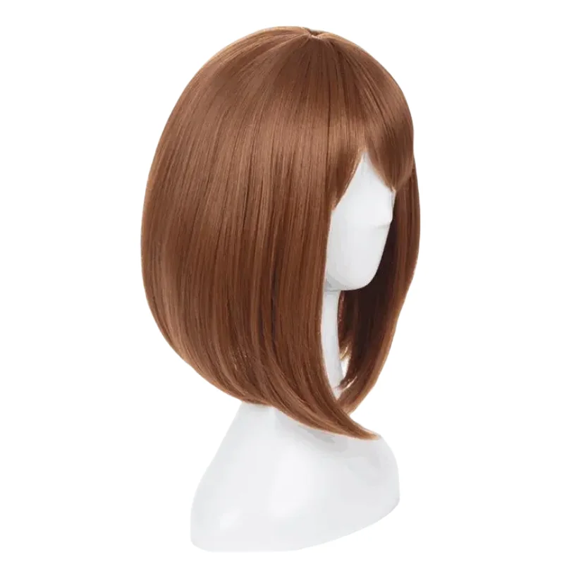 อะนิเมะ My Hero Academia OCHACO URARAKA คอสเพลย์คุณภาพสูงฮาโลวีนพรรควิกผม