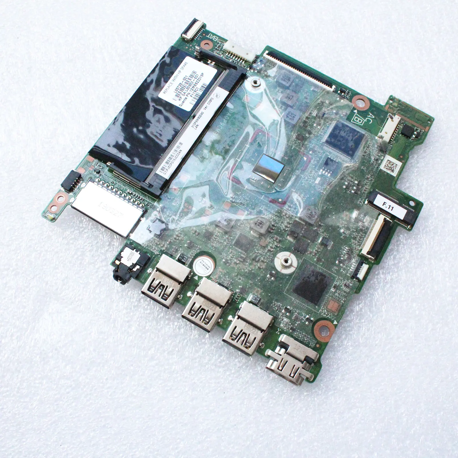 Imagem -03 - Placa-mãe Usada para Laptop hp Stream L65728601 L65953-601 Da0p9cmb6c0 N4000 Nts 32 Gmmc Ddr4 100