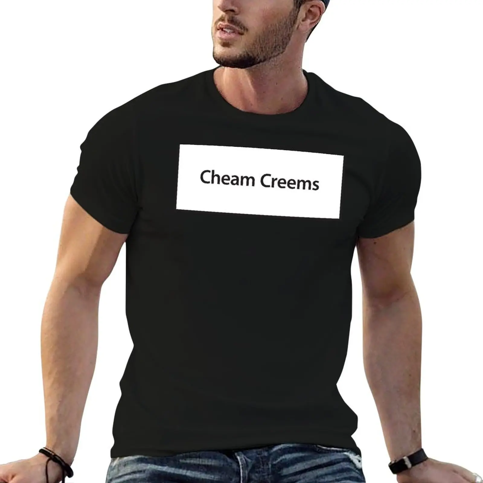 

Cheam Creems T-Shirt t shirts for man slim fit t shirts with prints t shirts for man graphic funny T-Shirt