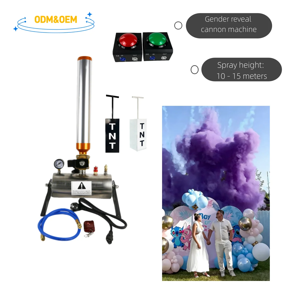 Gender Reveal Confetti Cannon  - Confetti Cannon Tube review and price
