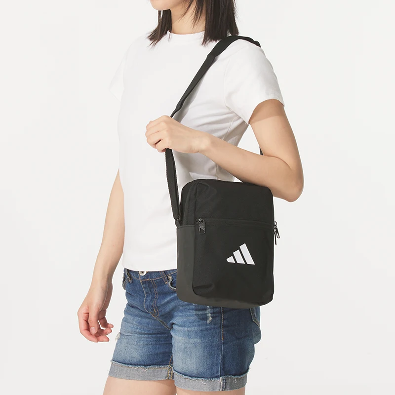 Adidas Shoulder Bag, Men's and Women's Bag, Crossbody Bag, Outdoor Leisure Bag, Fitness Running Small Bag Jm7152-1