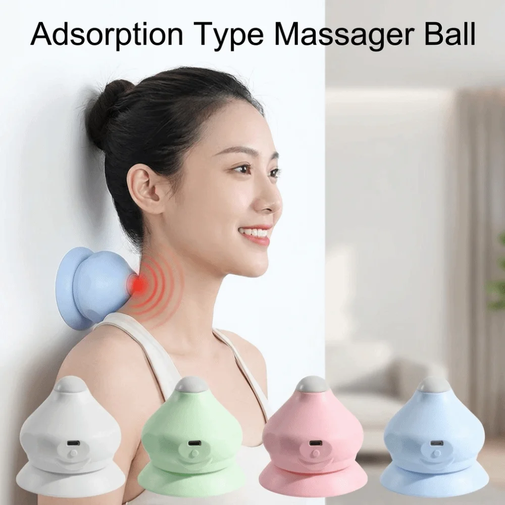 

Vibrate Adsorption Type Massager Ball Relaxation Hot Compress Electric Self-Massage Ball Boost Flexibility Trigger Point