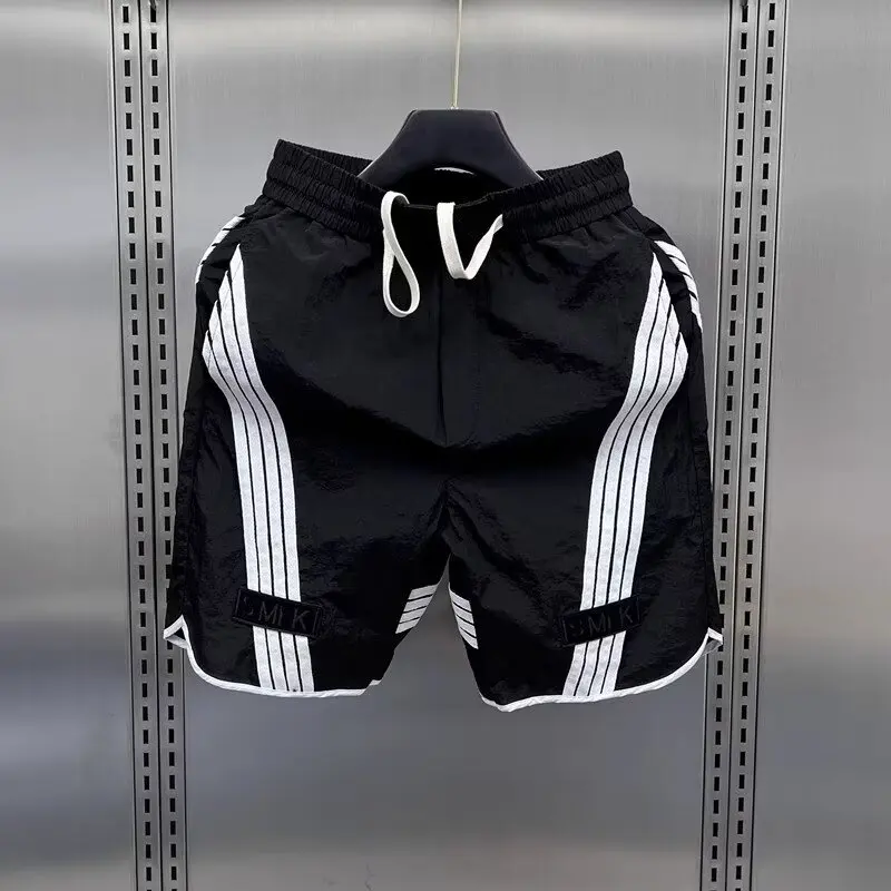 

Летние новые американские шорты для мужчин: модный бренд, тонкий дизайн, нишевый стиль, свободные, больших размеров, для спорта и отдыха, бриджи до колена