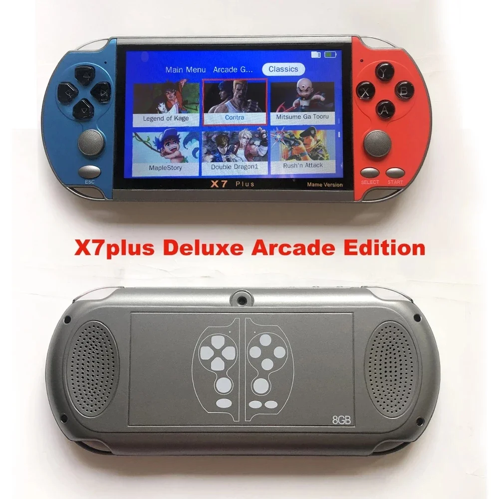 NEW 5.1 inch X7 Plus video game console 8GB dual joystick handheld game console children portable retro game console - view 3