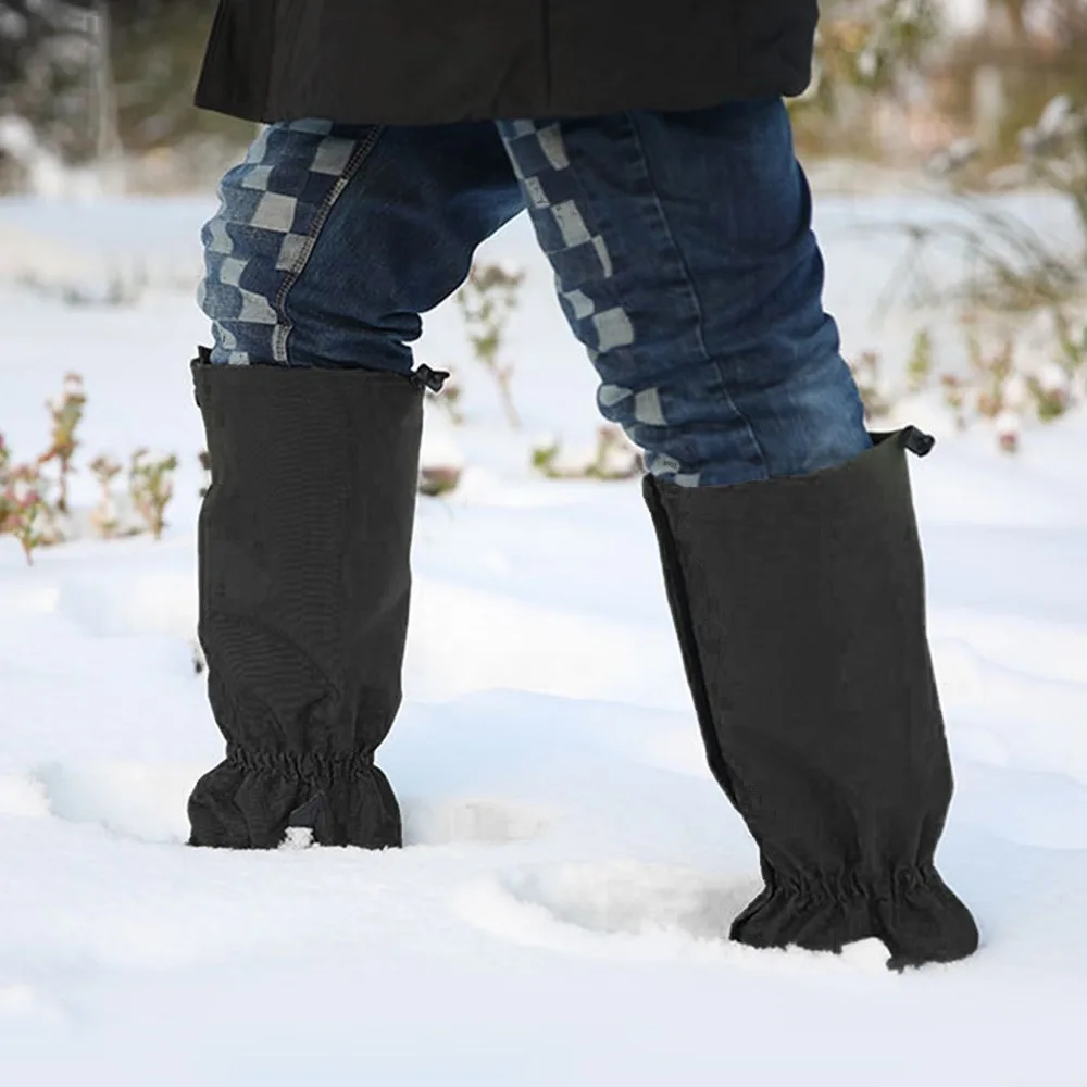 1-paire-de-couvre-bottes-durables-en-tissu-oxford-impermeables-anti-sable-legers-avec-sangles-reglables-pour-la-randonnee