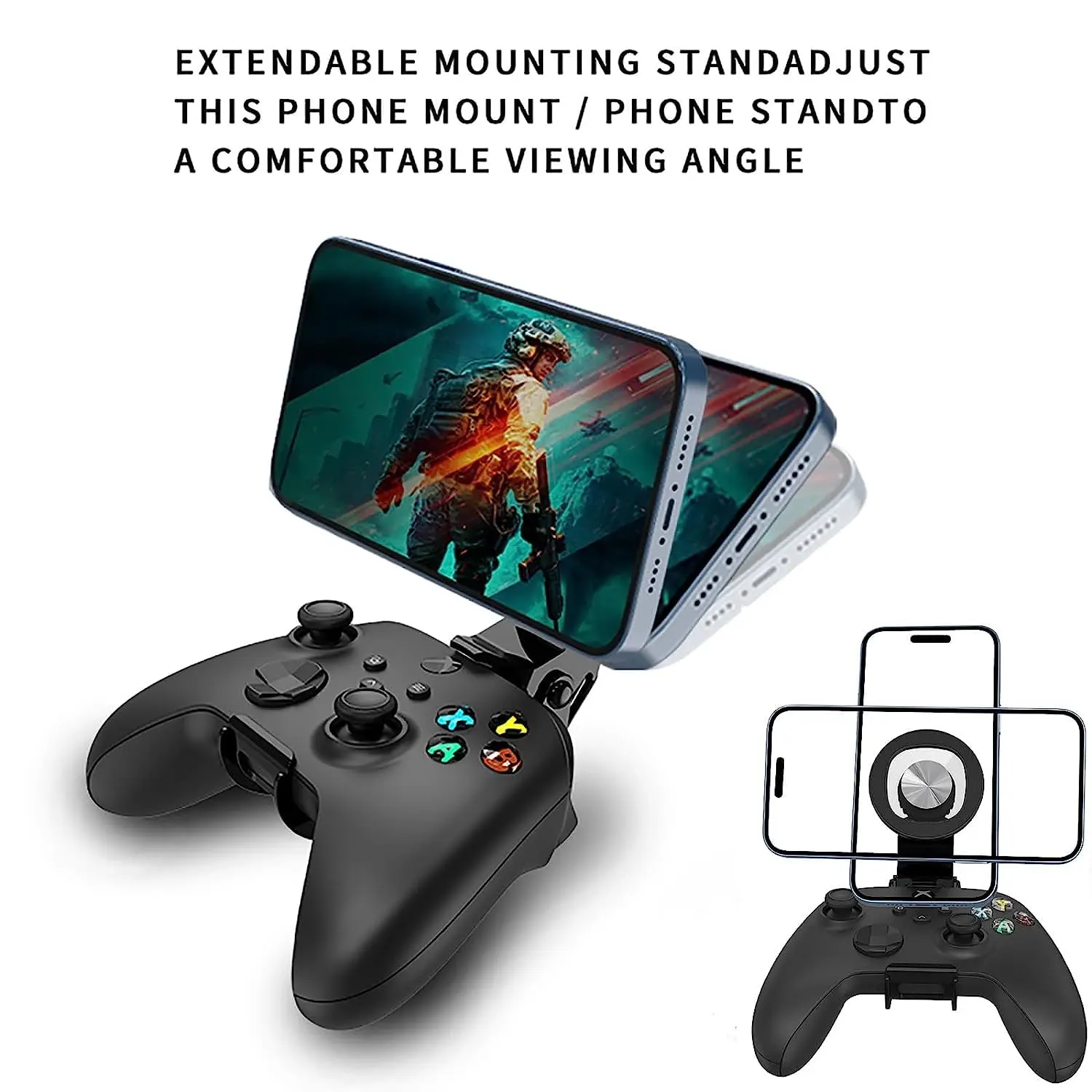 Magnetic Mobile Game Stand for Xbox One And Xbox Series X|S - Adjustable Holder for Xbox Controllers