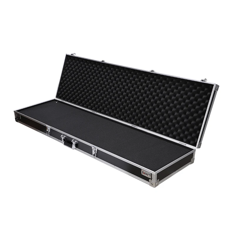 Long Tool Case Locked Large Rectangular Gun Receiving Box Flat Storage Iron  Aluminum Alloy Super Capacity Collection