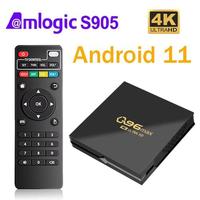 2025 Q96 MAX Smart TV Box 2.4/5G Wifi Set Top Box Android 10.0 Media Player Amlogic 905L2 Quad Core Smart TV Box Media Player