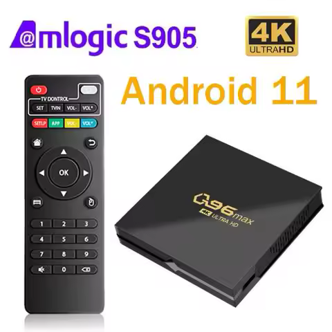 Q96 MAX Smart TV BOX Android 10.0 OS 2.4G WiFi 1GB RAM 8GB ROM Support Youtube Media Player 4K Set Top TV Box PK X96Q T95 Mini