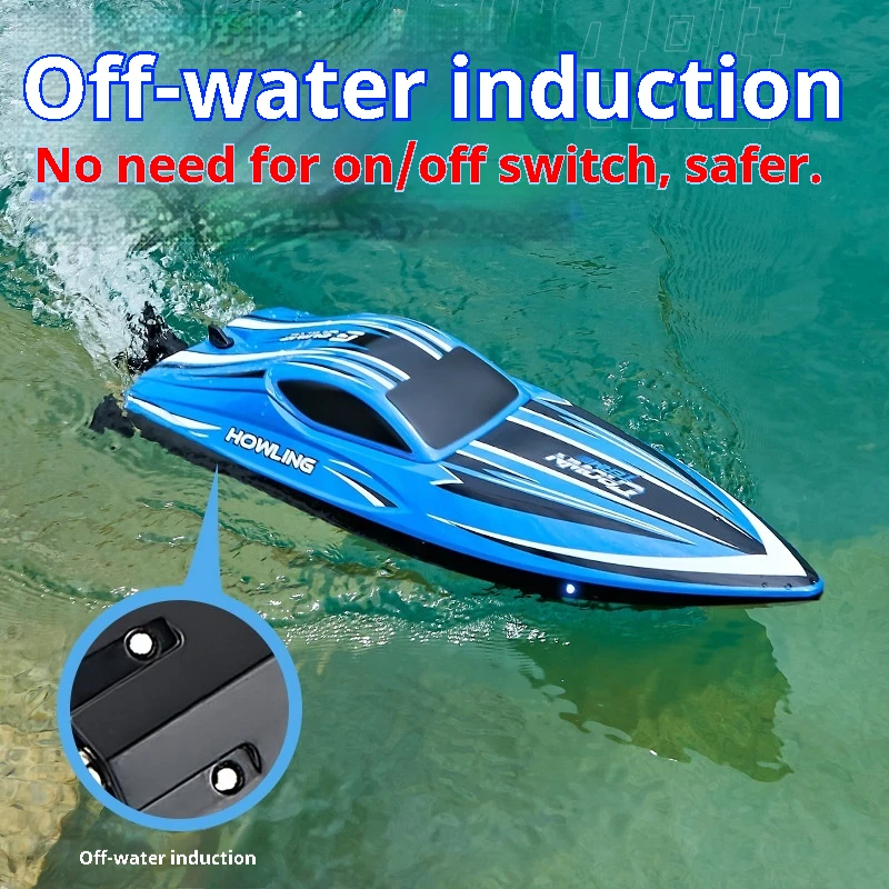 Hj818 Rc Boat High Speed Brushless Motor Full Proportional Control 2.4g Electric Racing Speedboat Model Hobby Toy For Adults