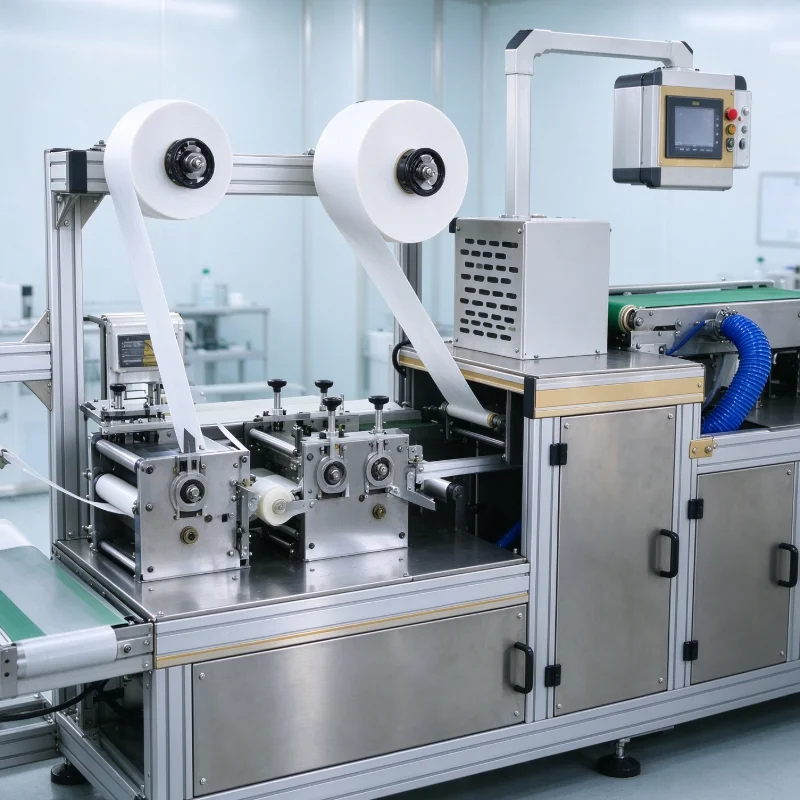 High Output Automatic Disposable Non‑Woven Hotel Slipper Making Machine SPA Guest Slipper Manufacturing Production Equipment