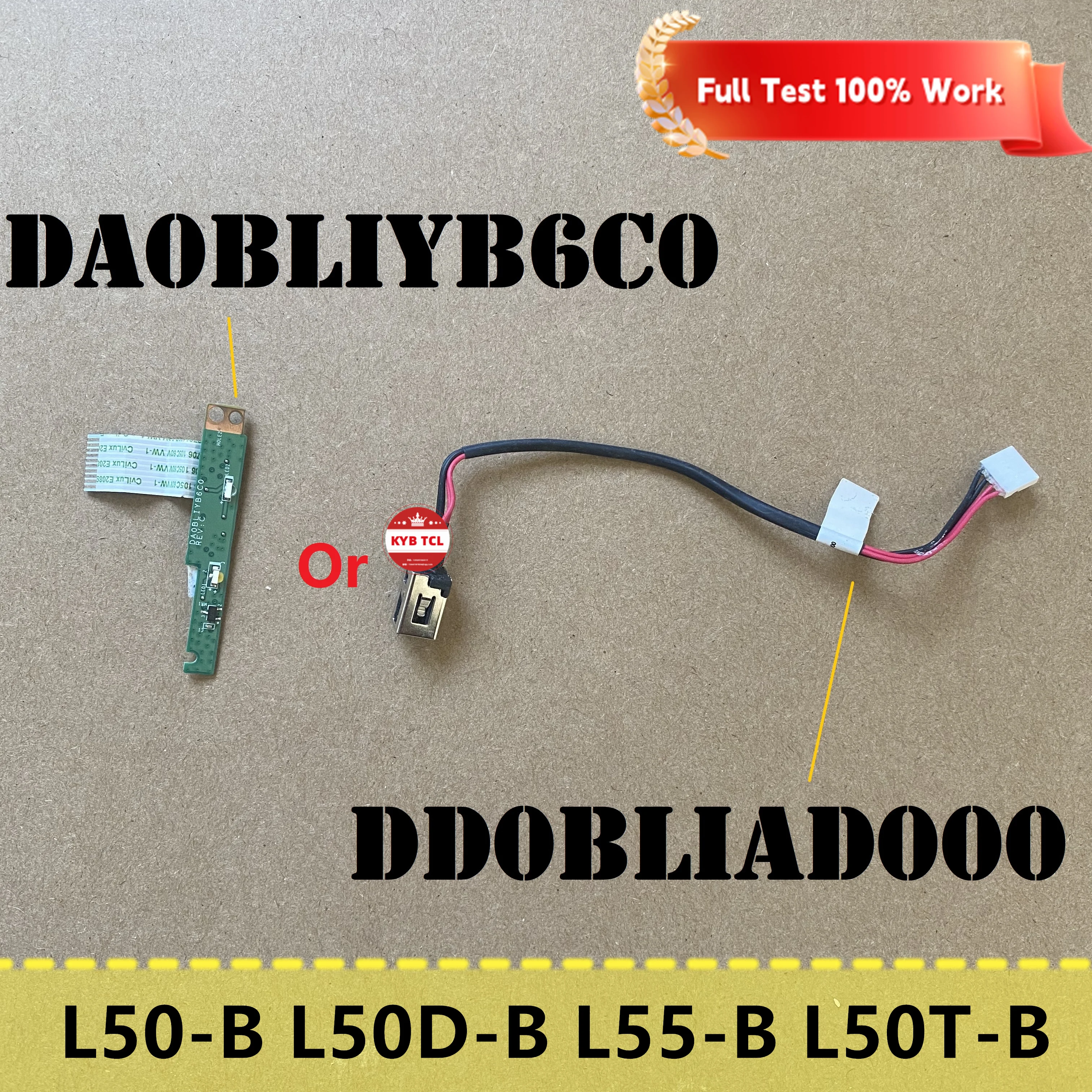 For Toshiba L50-B L50D-B L50T-B S55T-B S55-B Laptop LED Indicator Board or DC Power Input Jack In Cable DA0BLIYB6C0 DD0BLIAD000