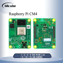 Pi cm4 módulo de computação 4 placa de framboesa opcional 1 / 2 / 4 / 8 gb ram lite/8/16 / 32 gb emmc flash wifi & bt chapéu industrial