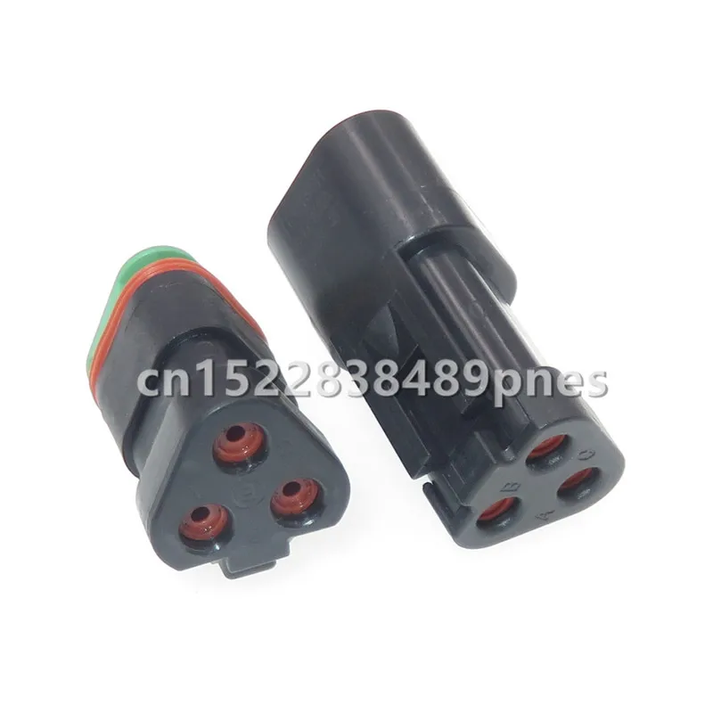 3 Pole Auto Wiring Socket DT Series DT04-3P-E005 DT06-3S-E005 For Deutsch Automobile Connector