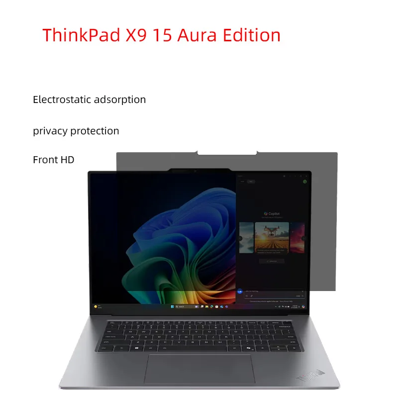 

Клейкая конфиденциальная пленка подходит для ноутбука ThinkPad X9-15 Gen1 Aura Edition.